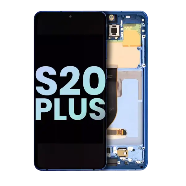 Display Samsung Galaxy S20 Plus 5G Oled Service Pack (Aura Blue)
