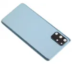 Capac Spate Sticla Samsung Galaxy S20 Plus 5G AMPlus (No Logo) (Cloud Blue) - imagine 5