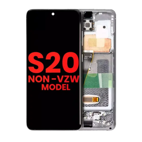 Display telefon Samsung Galaxy S20 5G (Non-Verizon 5G UW) AMPlus (Cloud White)