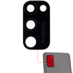 Geam Camera Spate Cu Adeziv Samsung Galaxy A41 (A415 / 2020) - imagine 3