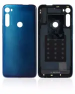 Capac Spate Sticla Motorola Moto One Fusion Plus (Twilight Blue) - imagine 2