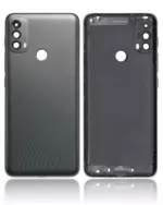 Capac Spate Sticla Motorola Moto E40 (Carbon Gray) - imagine 2