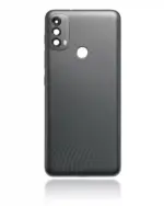 Capac Spate Sticla Motorola Moto E40 (Carbon Gray) - imagine 3