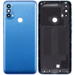 Capac Spate Sticla Motorola Moto E30 (Digital Blue) - imagine 2