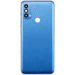 Capac Spate Sticla Motorola Moto E30 (Digital Blue) - imagine 3
