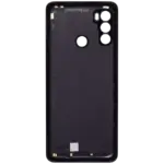 Capac Spate Sticla Motorola Moto G60 (Black) - imagine 4