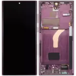 Display telefon Samsung Galaxy S22 Ultra (S908B) Refurbished (Burgundy) - imagine 2