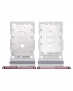 Suport Sim (Dual Sim) Samsung Galaxy S22 Ultra (Burgundy) - imagine 2