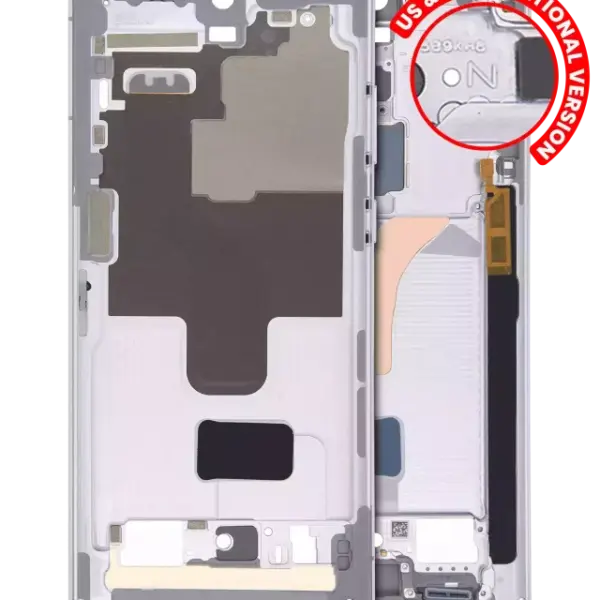 Carcasa Mijloc Mid-Frame Samsung Galaxy S22 Ultra 5G (White)