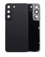 Capac Spate Sticla Samsung Galaxy S22 5G AMPlus (No Logo) (Phantom Black)