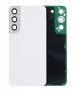 Capac Spate Sticla Samsung Galaxy S22 5G AMPlus (No Logo) (White)