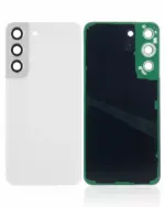 Capac Spate Sticla Samsung Galaxy S22 5G AMPlus (No Logo) (White) - imagine 2