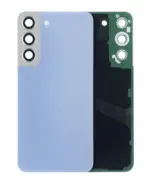 Capac Spate Sticla Samsung Galaxy S22 5G AMPlus (No Logo) (Sky Blue)