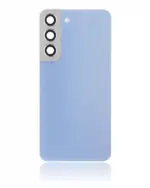 Capac Spate Sticla Samsung Galaxy S22 5G AMPlus (No Logo) (Sky Blue) - imagine 3