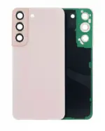 Capac Spate Sticla Samsung Galaxy S22 5G AMPlus (No Logo) (Pink Gold)