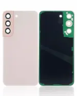 Capac Spate Sticla Samsung Galaxy S22 5G AMPlus (No Logo) (Pink Gold) - imagine 2