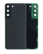 Capac Spate Sticla Samsung Galaxy S22 Plus 5G AMPlus (No Logo) (Phantom Black)