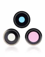 Lentila Camera Spate Cu Suport Si Rama iPhone 13 Pro / 13 Pro Max (Gold) Premium - imagine 2