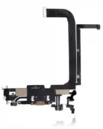 Cablu Flex Port Incarcare Cu Placa iPhone 13 Pro Max AMPlus (Gold) - imagine 3