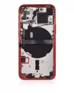 Capac Spate Sticla iPhone 13 Mini AMPlus (No Logo) (Red) - imagine 4