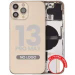 Carcasa Spate iPhone 13 Pro Max AMPlus (No Logo) (Gold)