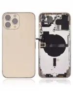 Carcasa Spate iPhone 13 Pro Max AMPlus (No Logo) (Gold) - imagine 2