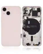 Capac Spate Sticla iPhone 13 Mini AMPlus (No Logo) (Pink) - imagine 2