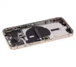 Capac Spate Sticla iPhone 13 Pro AMPlus (No Logo) (Gold) - imagine 6