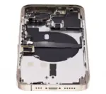 Capac Spate Sticla iPhone 13 Pro AMPlus (No Logo) (Gold) - imagine 8