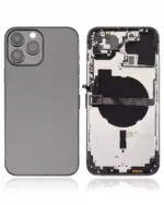Carcasa Spate iPhone 13 Pro Max AMPlus (No Logo) (Graphite) - imagine 2