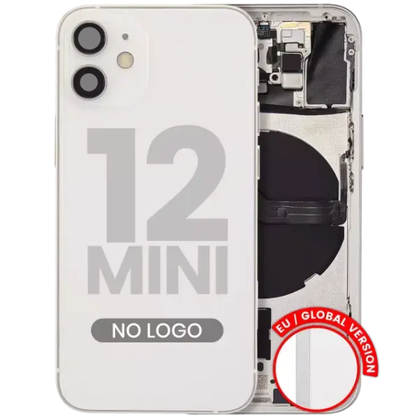 Carcasa Spate iPhone 12 Mini AMPlus (No Logo) (White)