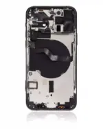 Capac Spate Sticla iPhone 12 Pro AMPlus (No Logo) (Graphite) - imagine 4