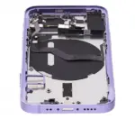 Carcasa Spate iPhone 12 Mini AMPlus (No Logo) (Purple) - imagine 8