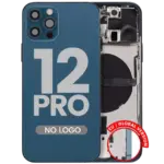 Carcasa Spate iPhone 12 Pro Max (EU / Global Version) AMPlus (No Logo) (Pacific Blue)