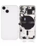 Capac Spate Sticla iPhone 13 Mini AMPlus (No Logo) (Starlight) - imagine 2