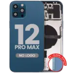 Carcasa Spate iPhone 12 Pro Max AMPlus (No Logo) (Pacific Blue)