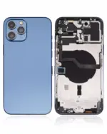 Carcasa Spate iPhone 12 Pro Max AMPlus (No Logo) (Pacific Blue) - imagine 2