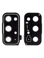 Lentila Camera Spate Cu Rama Si Inel de Protectie Telefon Samsung Galaxy S20 FE 4G / 5G (Cosmic Black) - imagine 2