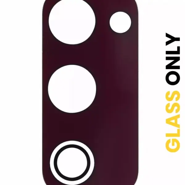 Geam Camera Spate Cu Adeziv Samsung Galaxy S20 FE 4G / 5G (Cloud Red) (10 Pack)