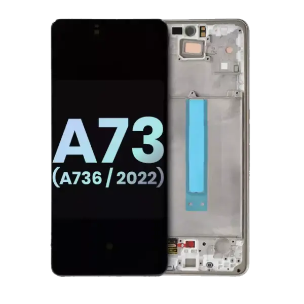 Ansamblu Display Samsung Galaxy A73 5G (A736 / 2022) Service Pack (White)