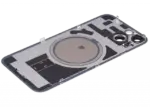 Capac Spate Sticla iPhone 14 Aftermarket (No Logo) (Purple) - imagine 6