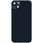Capac Spate Sticla iPhone 14 Plus Aftermarket (No Logo) (Midnight) - imagine 3