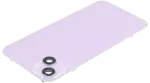 Capac Spate Sticla iPhone 14 Plus Aftermarket (No Logo) (Purple) - imagine 5