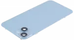 Capac Spate Sticla iPhone 14 Plus Aftermarket (No Logo) (Blue) - imagine 5