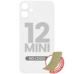 Capac Spate Sticla iPhone 12 Mini (No Logo) (White)