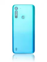 Capac Spate Sticla Motorola Moto G8 Power Lite (Arctic Blue) - imagine 4