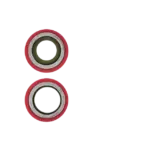 Lentila Camera Spate Cu Suport Si Rama iPhone 12 / 12 Mini AMPlus (Red) (10 Pack) - imagine 3