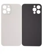 Capac Spate Sticla iPhone 12 Pro Max (No Logo) (Silver) - imagine 2