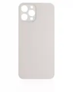 Capac Spate Sticla iPhone 12 Pro Max (No Logo) (Silver) - imagine 3