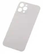 Capac Spate Sticla iPhone 12 Pro Max (No Logo) (Silver) - imagine 5